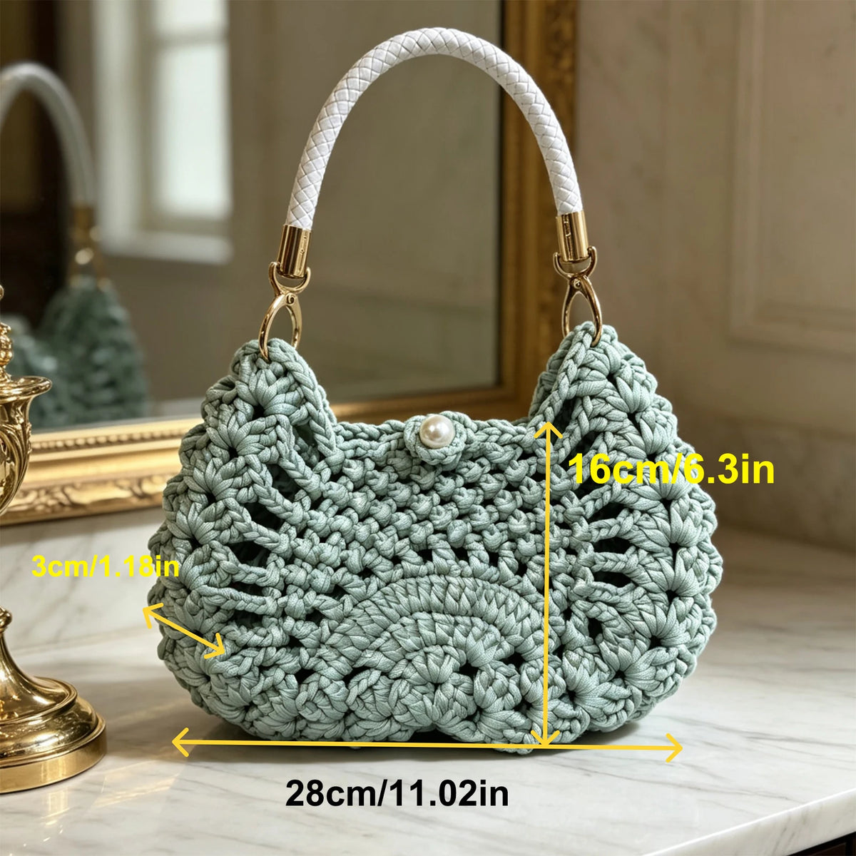 Bolso de Crochet Boho Artesanal